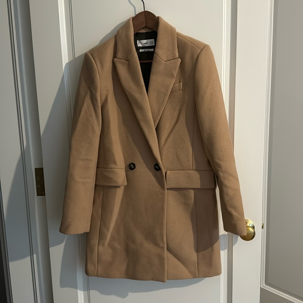 Mango Camel Coat